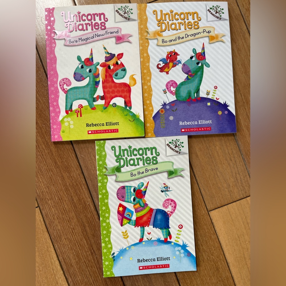 Unicorn Diaries Bookes 1-3 by Rebecca Elliott
